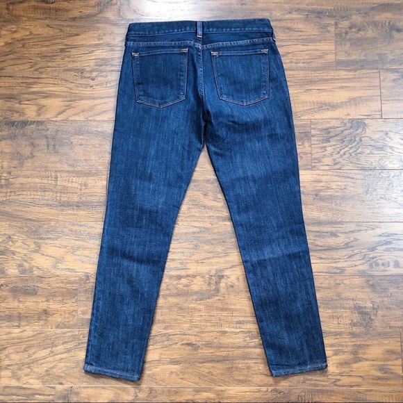 J Crew • Toothpick Ankle skinny jeans dark wash 8" low mid rise cropped - Picture 7 of 10